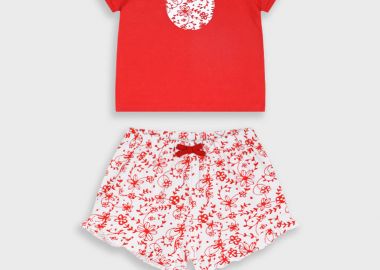 Σετ μπλούζα και σορτς για βρεφικό κορίτσι (6 μηνών - 5 ετών) | ΕΜΠΡΙΜΕ - Energiers - 